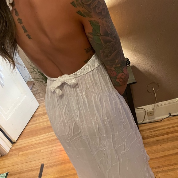 Crochet Linen Dress - Picture 11 of 11